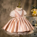 Children Birthday Dress for Baby Girl Ball Gown Infant Royal Spain Princess Dress Kids Boutique Clothes