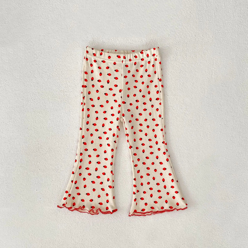 1-4T Toddler Kid Baby Girl Clothes Autumn Cotton Pant Elegant Cute Sweet Stretch Trousers Outfit