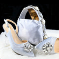 Lastest Italian Design Ladies Shoes with Matching Bag Set Shoes and Bag Set
