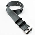 Canvas and Leather Watch Strap, Soft Nylon Replacement Band, 20mm and 22mm