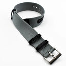 Canvas and Leather Watch Strap, Soft Nylon Replacement Band, 20mm and 22mm