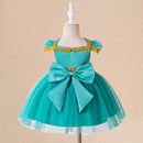 Infant Baby Birthday Jasmine Costume for Aladdin Princess Magic Lamp Dress Sets Carnival Clothing Party Cosplay