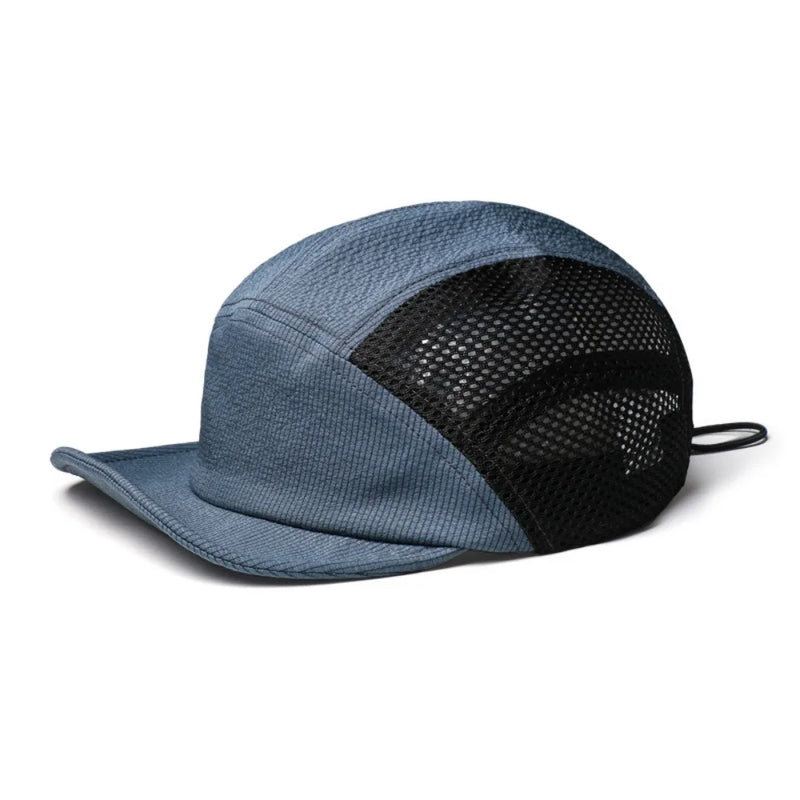 Short Brim Baseball Cap Breathable Face Small Hip-hop Cap Sunscreen Hat Men