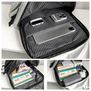 High quality Waterproof Mens Backpack Designer Silver Glassy School Bag Urban Teenage Girls Rucksack