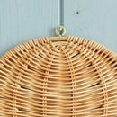 Handmade Rattan Wall Accents Cartoon Wall Hang Mini Pendant Hot Air Balloon Shape Hanging Ornament Crafts