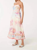 Vacation Beach Style Printed Maxi Dress for Women Dresses