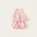 Golden Embroidery Summer Girls Sweet Flower Fluffy Princess Dresses Casual Mesh Birthday Ball Gown For Kids