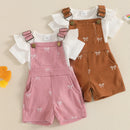 Baby Girls Bodysuits Overalls Summer Clothes Ruffle Short Sleeve Romper