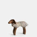 Light Luxury Creative Abstract Lamb Solid Wood Stool Artistic Design Sense Children's Household