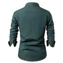 Men Denim Shirt Pure Casual Jacket Trendy Men's Wear Spring Autumn Season