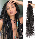 Dreadlock Extensions Hippie Single Ended Dreads 0.6 cm Width Extensions Reggae Women