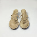 Beach Slides Shallow Ladies Heeled Sandals Women Low Heel Sandals Slides Slippers Female Flip flops Pumps