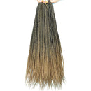 18 Inch Crochet Hair Ombre Box Braids Hair Braiding Hair Black Light Blonde For Women