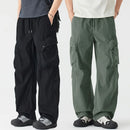 Spring Summer Cargo Pants Men Loose Casual Outdoor Pants Straight Trousers