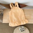 Newborn Baby Girl Clothes Summer Cool Baby Girl Suspenders Dress Cute Embroidery Strap Toddler Dress