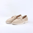 Loafers for Women Summer Flat Shoes Causal Metal Pendant