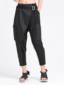 Split Harem Trousers New Loose Fit Pants Women Tide Spring Summer