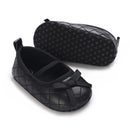 Baby Patent Leather First Walker Shoes for Girl Infant Spring Autumn Bow Princess Dress No-Slip Shoes