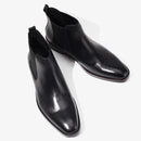 Men Chelsea Boots Genuine Leather Leisure High-Top Men Shoes Retro Men Ankle Boots