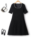 Elegant And Pretty Dresses For Women Summer European Chiffon Small Swing Pleated Female