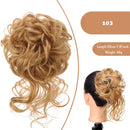 Hair Bun Chignon Messy Curly Hair Band Elastic Scrunchy False Hair Pieces For Women Hairpins
