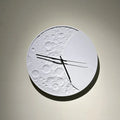 wall clock lunar surface creative modern simple silent no punching living room study