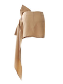 Patchwork Bowknot Slimming Skirts For Women High Waist Bodycon Mini Minimalist Skirts Female