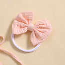 Baby Girl Romper Dress Outfit Tie-up Embroidery Flower Rompers with Bowknot Hairband