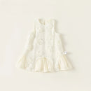 Toddler Girls Sleeveless Dress Floral Ruffle Hem Sundress Baby Princess Outfit Kids Clothes