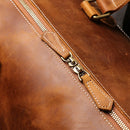 Men's Travel Bag Women's Weekend Handbag Large Capacity Vintage Duffle Bag Leather Laptop Bag