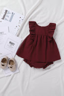 Summer Newborn Baby Girl Romper Baby Bodysuit Infant Clothing Sleeveless Baby Jumpsuit Dress Outfits 0-24 Months
