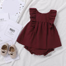 Summer Newborn Baby Girl Romper Baby Bodysuit Infant Clothing Sleeveless Baby Jumpsuit Dress Outfits 0-24 Months