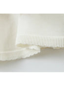 Women Autumn Mini Knit Dress Chic Sweet Cute Slim Square Neck Stitching Embroidery Short Strap Dress Female