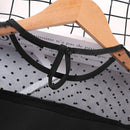 Girls Short Sleeve Contrast Dobby Mesh Bow Front Dress Children Elegant Princess Party Dresses Girls Casual Dresses