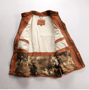 Brown and beige jacket with camouflage pattern on a white background, Obroi