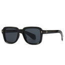Sunglasses Women Square Gradient Shades UV400 Retro Rivets Men Sun Glasses