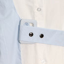 Women Shirt Autumn Single Breasted Patchwork Ladies Blouse Female Tops Loose Leisure