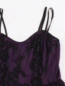 Halloween Short Party Womens Dress Irregular Lace Gothic Patchwork Aesthetic Straps Casual Dress