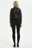 Autumn Women Tops Motorcycle Jacket Girls Short Jacket