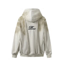 Winter Hoodie Jacket Patchwork Hooded Sweatshirt Fleece Coat