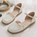 Sandals Summer hallow Mouth Fabric Soft Sole Anti-slip Wear-resistant Flat Shoes
