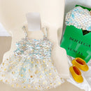 Cute Girl Baby Princess Children's Summer Dress Parent Child One Piece Swimwear for Girls