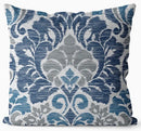 Free Shipping retro flower blue square throw pillow cushion cover home decore