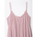 Women Tiered Dress Strap  Ruffle Trim Casual Summer Sundress Female