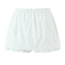 Women Embroidery Shorts Skirts Drawstring Elastic Waist Casual Summer Short Pants