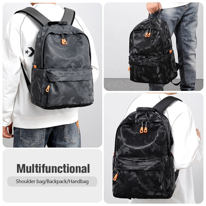 Camouflage Backpack Large Capacity School Bag Designer Waterproof Backpack Multifunction Bags