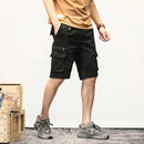 Summer Mens Cargo Tactical Short Pants Multi-pocket Shorts Men Oversize Clothing Casual Jogger Outdoor Khaki Pants