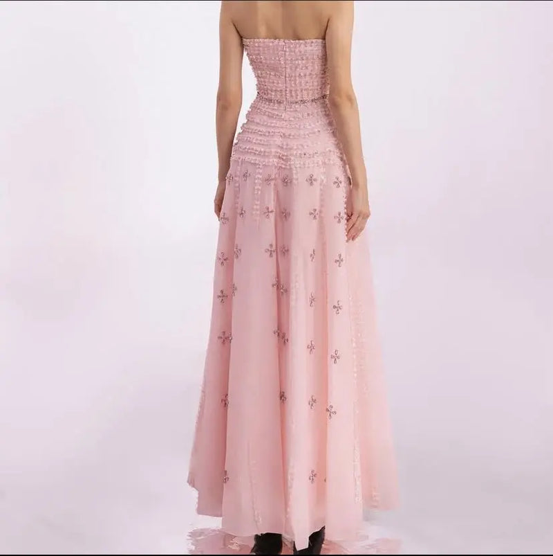 Crystal Beads The Latest Models Luxurious Evening Dresses Formal Dress