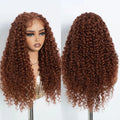 Wigs For Women 30 Inch Omber Brown Blonde Ginger Lace Wigs With Baby Hair Cosplay Wigs