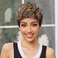 Woman with styled hair in an outdoor setting, Obroi